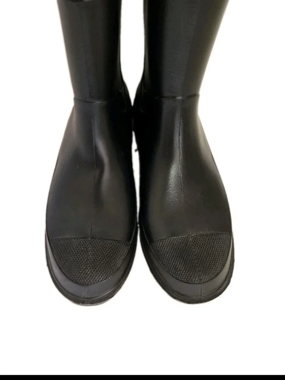 George Rain Work Boots Size 8 Black Waterproof Steel Shank Slip Resistant NWT